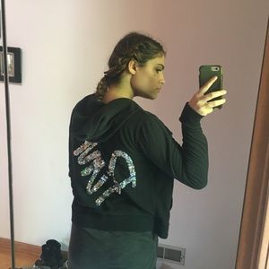 Victoria’s Secret zipped hoodie